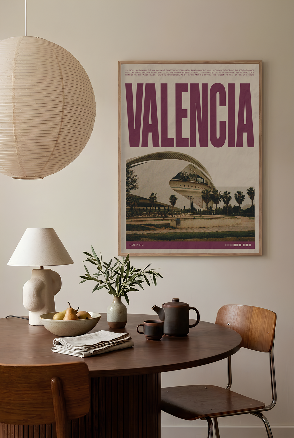 Valencia art print wall art poster | KOTIKINC — view 2