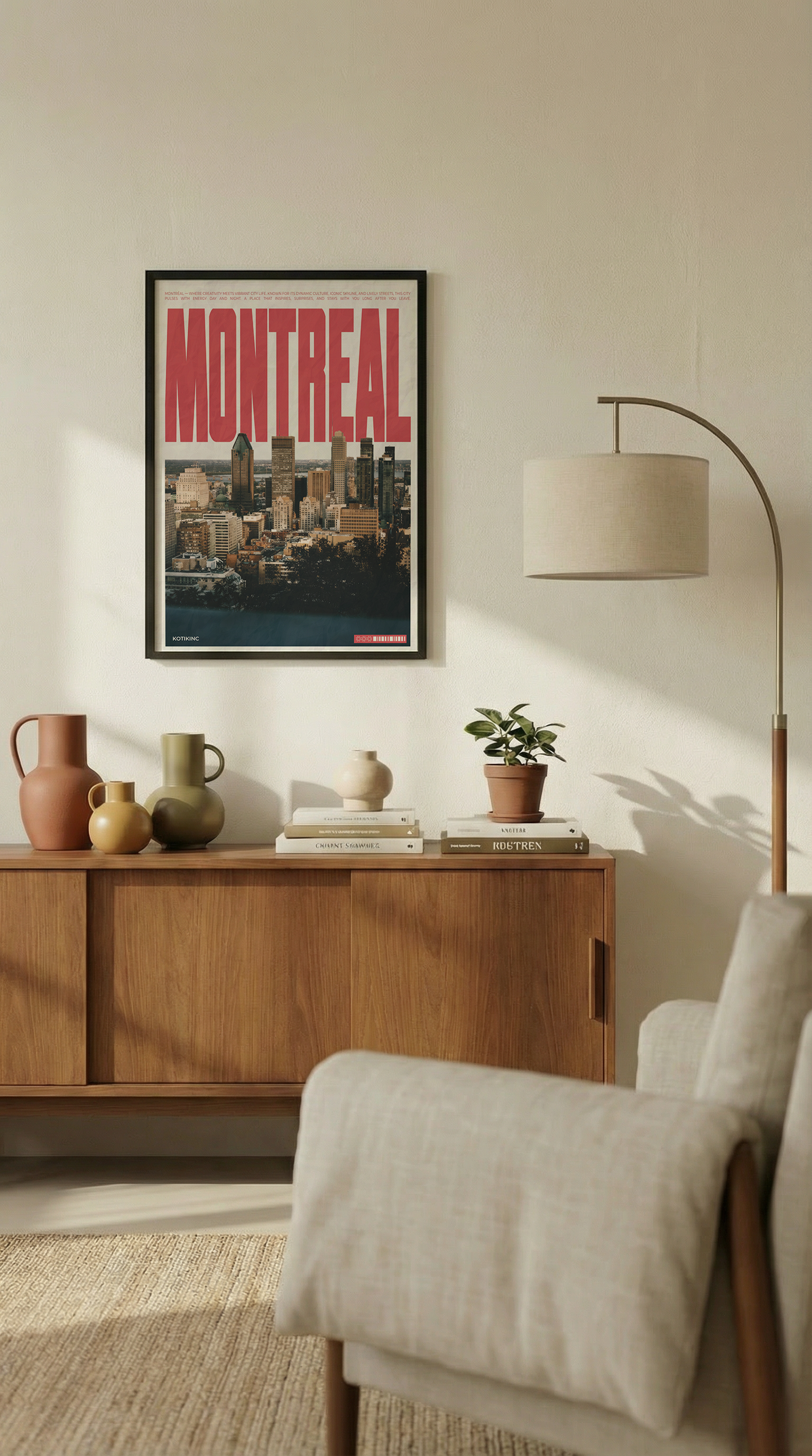 Montreal city art print wall art poster | KOTIKINC — view 3