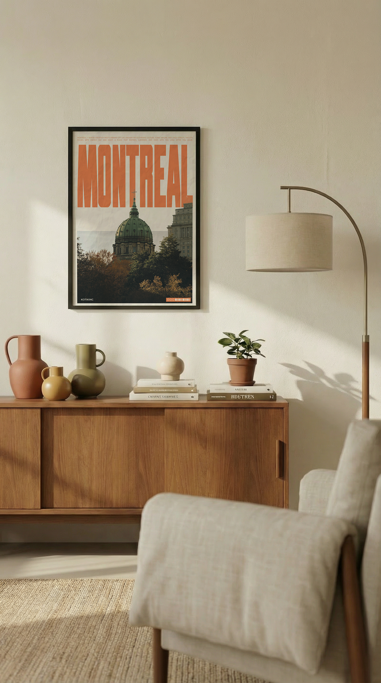 Montreal city art print wall art poster | KOTIKINC — view 4