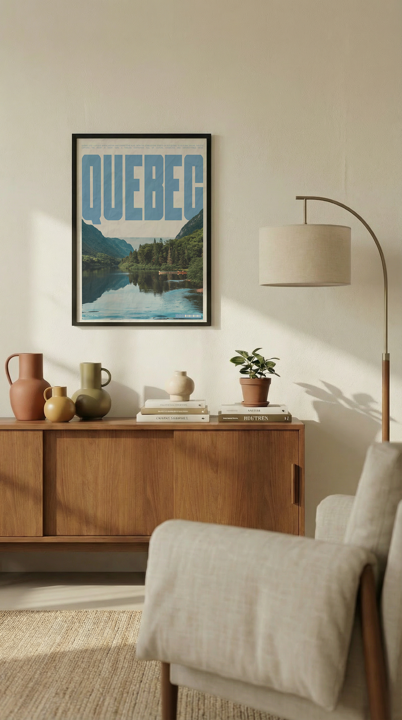 Québec City art print wall art poster | KOTIKINC — view 3
