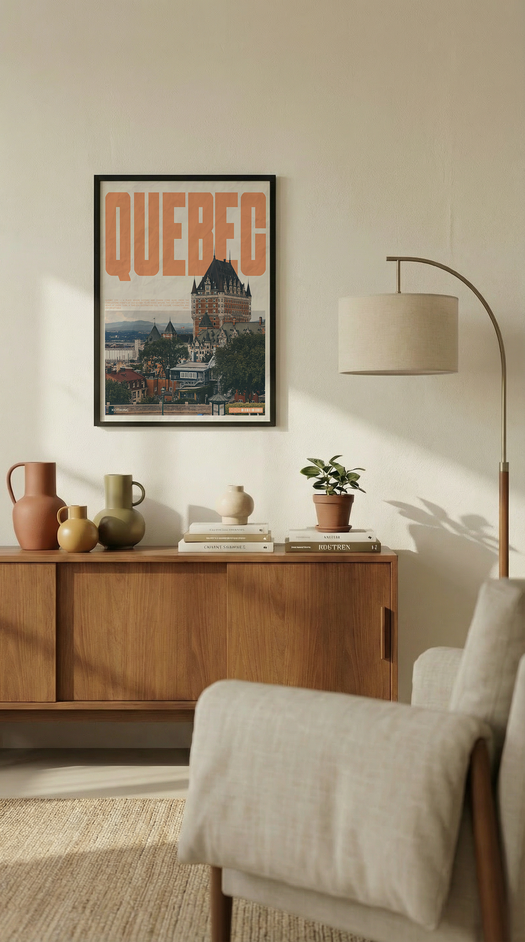 Québec City art print wall art poster | KOTIKINC — view 4