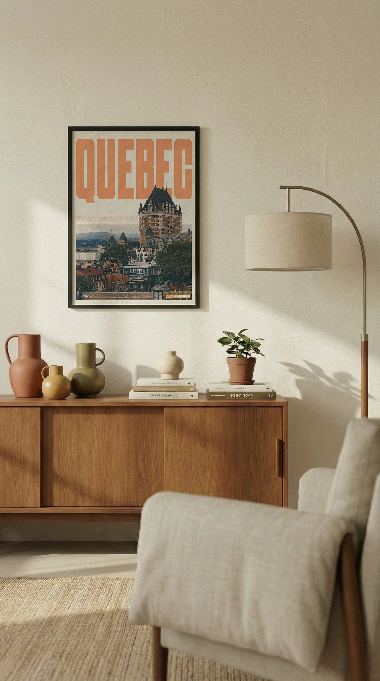 Québec City art print wall art poster | KOTIKINC — view 4