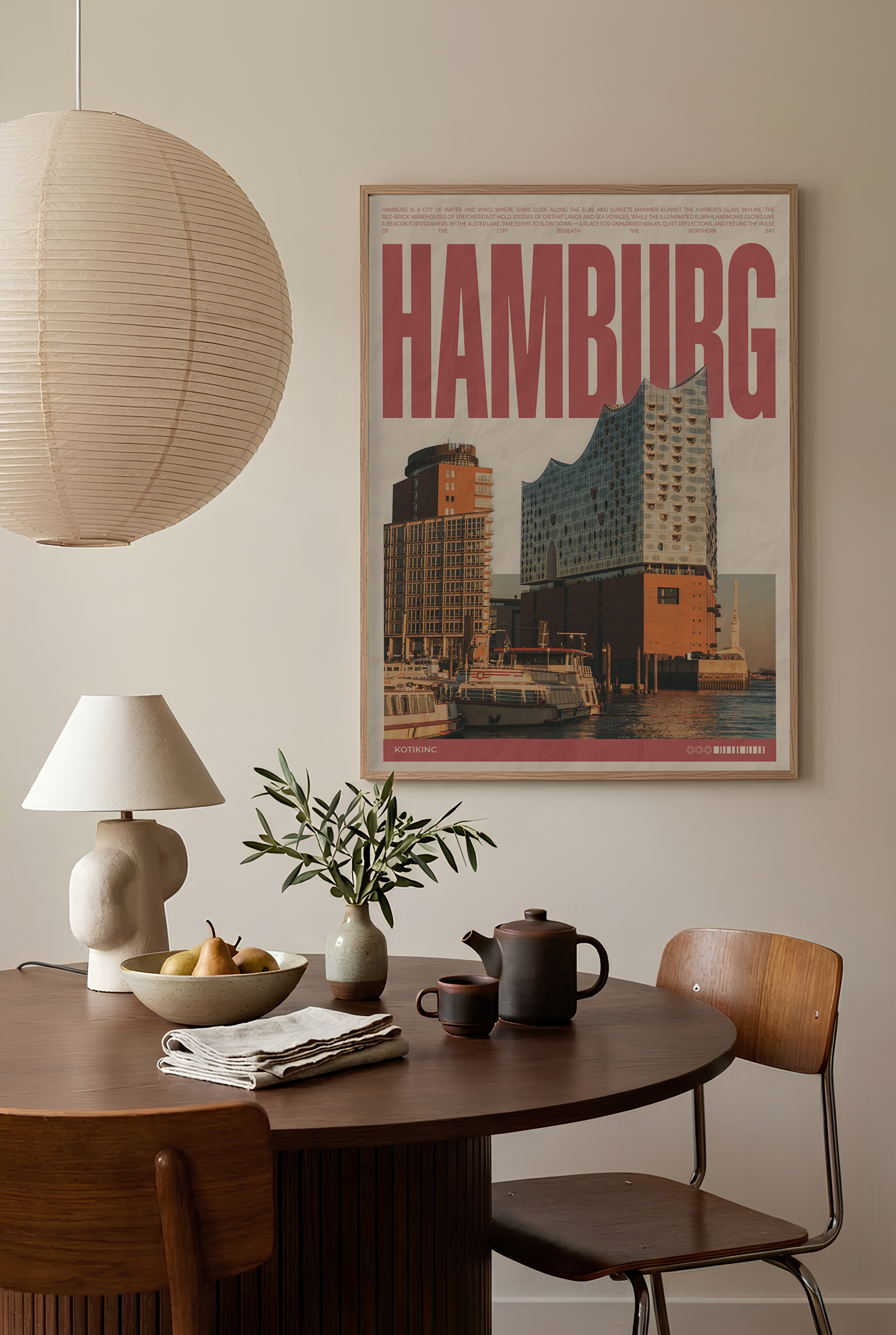 Hamburg art print wall art poster | KOTIKINC — view 2