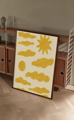 Sunny Waves art print wall art poster | KOTIKINC — view 3