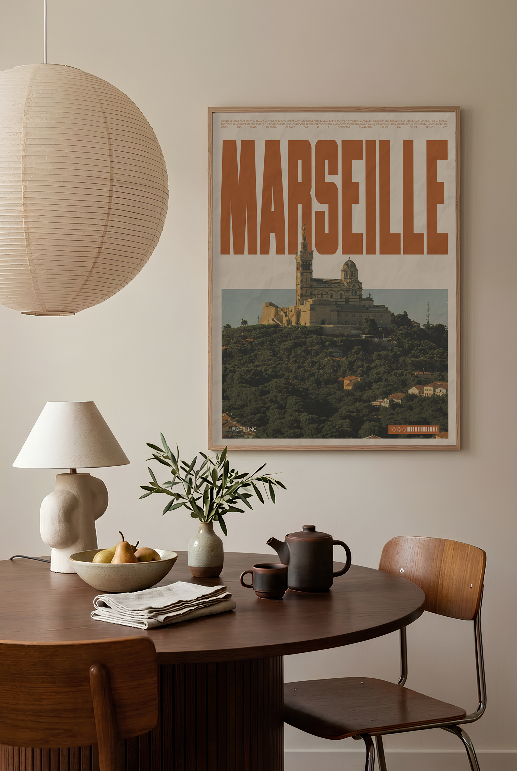 Marseille city art print wall art poster | KOTIKINC — view 5