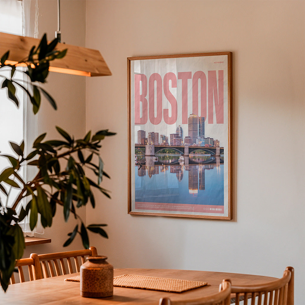 Бостон art print wall art poster | KOTIKINC — view 2