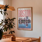 Бостон art print wall art poster | KOTIKINC — view 2