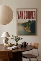 Vancouver city art print wall art poster | KOTIKINC — view 2