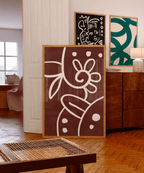 Floral Rhythms art print wall art poster | KOTIKINC — view 2