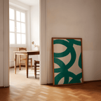 Interlocking art print wall art poster | KOTIKINC — view 2
