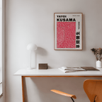 Polka Dots Pattern- Yayoi Kusama art print wall art poster | KOTIKINC — view 2