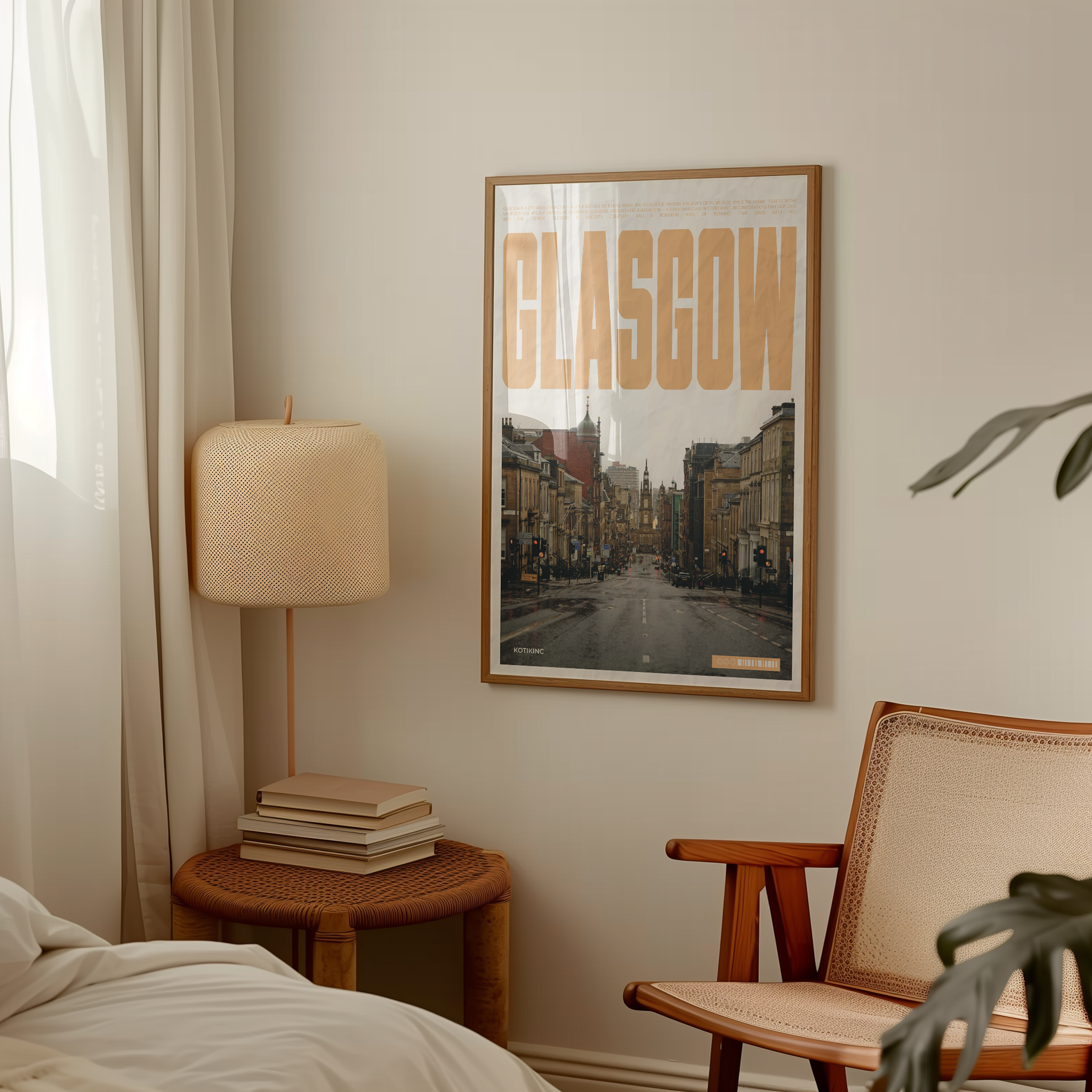 Glasgow city art print wall art poster | KOTIKINC — view 4