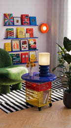 Goblet Navy Table Lamp
