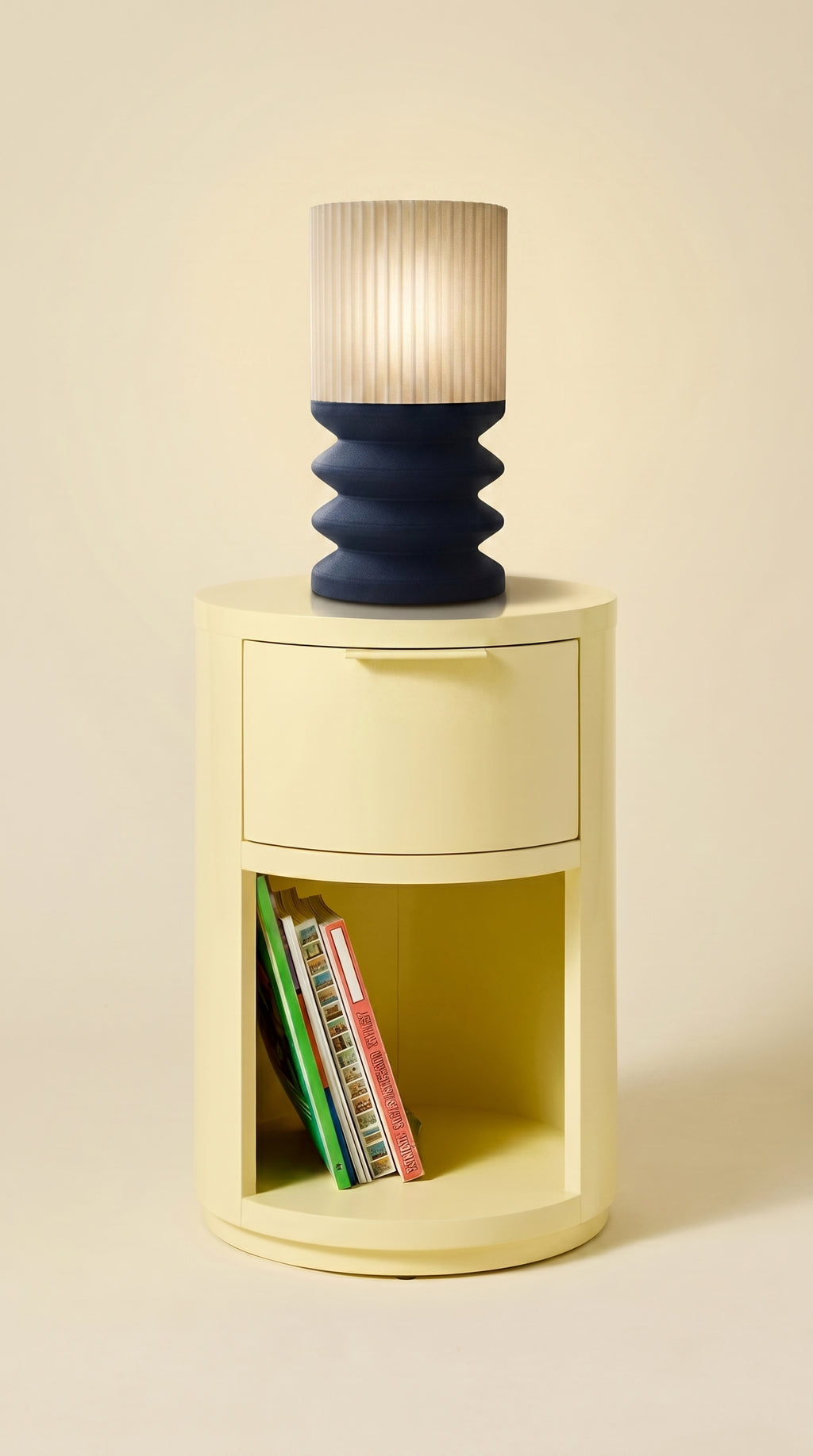 Goblet Navy Table Lamp