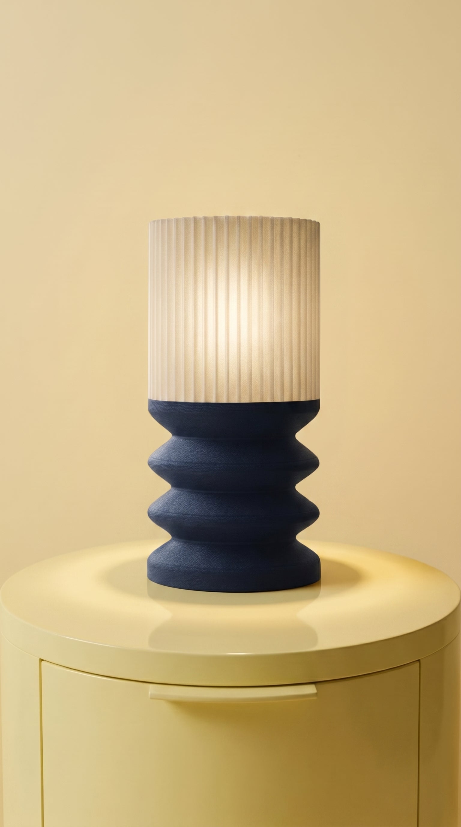 Goblet Navy Table Lamp