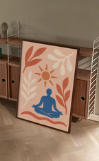 Meditation Under the Sun art print wall art poster | KOTIKINC — view 3