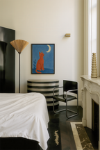 Cat Under the Moon art print wall art poster | KOTIKINC — view 2