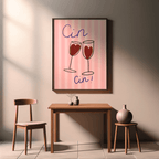 Cin Cin Love art print wall art poster | KOTIKINC — view 2