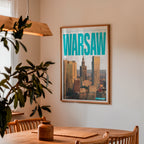 Варшава art print wall art poster | KOTIKINC — view 2