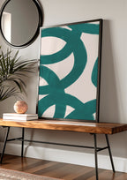 Interlocking art print wall art poster | KOTIKINC — view 3