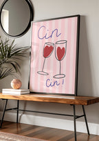 Cin Cin Love art print wall art poster | KOTIKINC — view 3