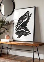 Aquatic Dance art print wall art poster | KOTIKINC — view 2