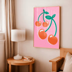 Sweet Cherries art print wall art poster | KOTIKINC — view 3