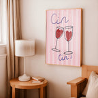 Cin Cin Love art print wall art poster | KOTIKINC — view 4