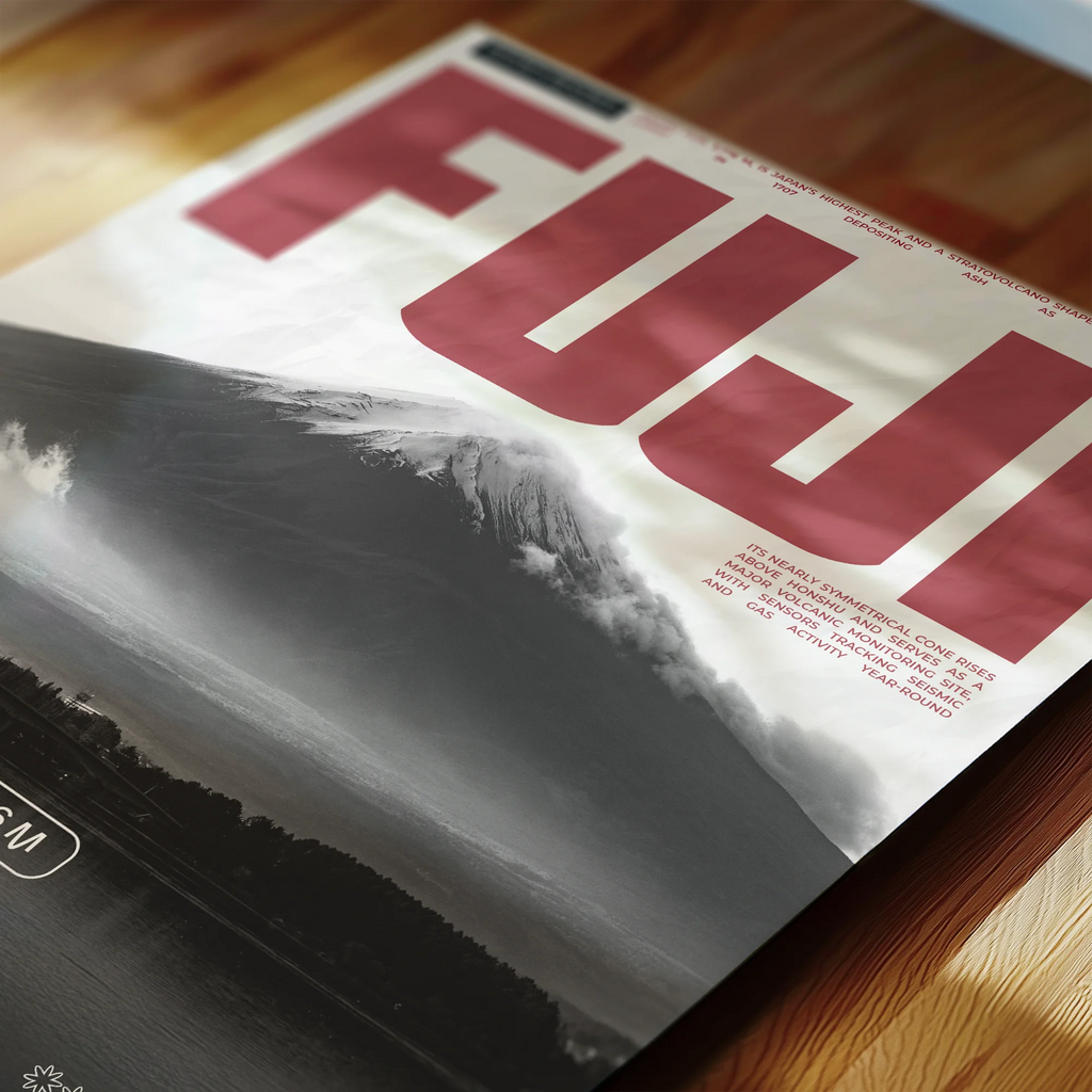 Fuji mountain art print wall art poster | KOTIKINC — view 5