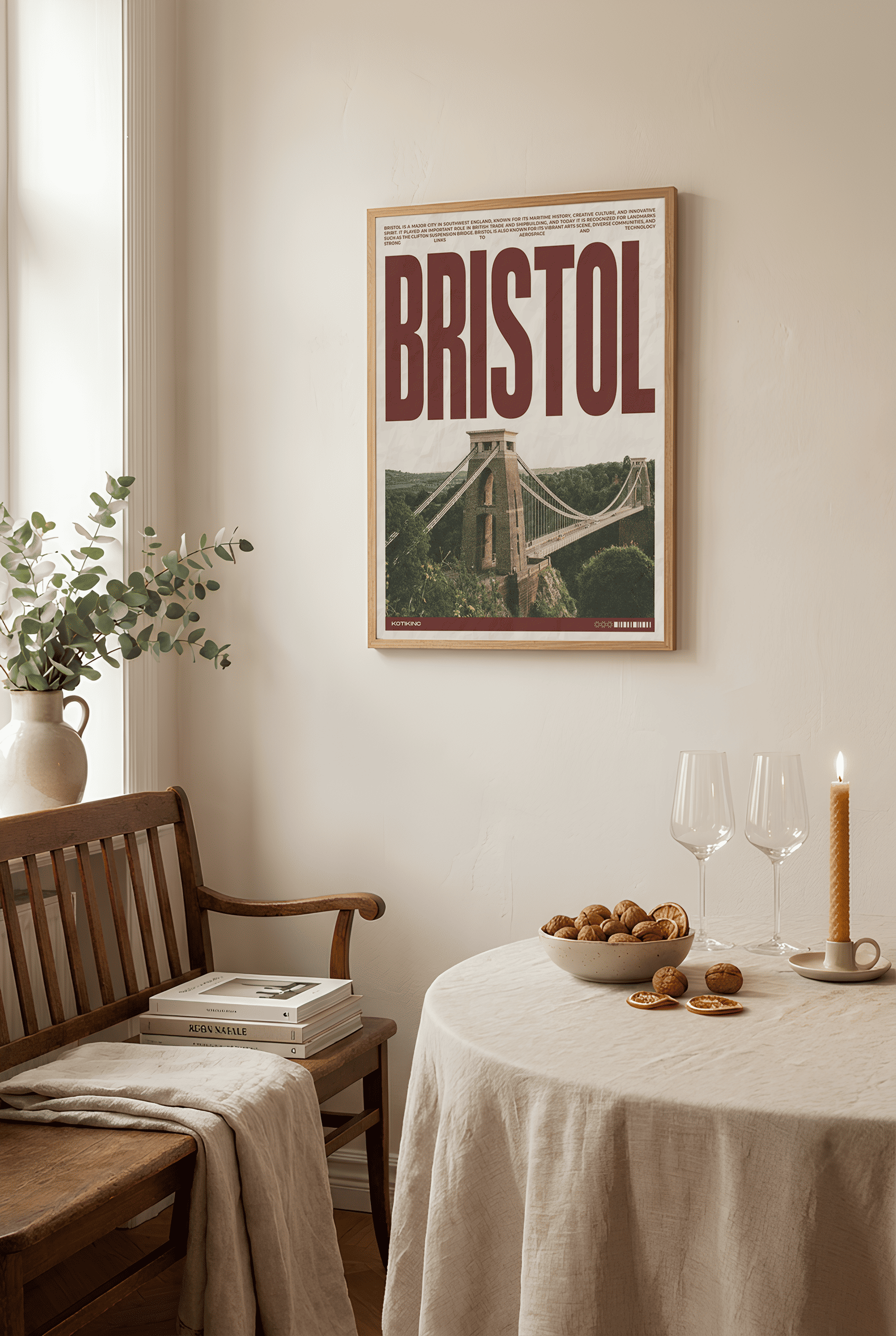 Bristol city art print wall art poster | KOTIKINC — view 4