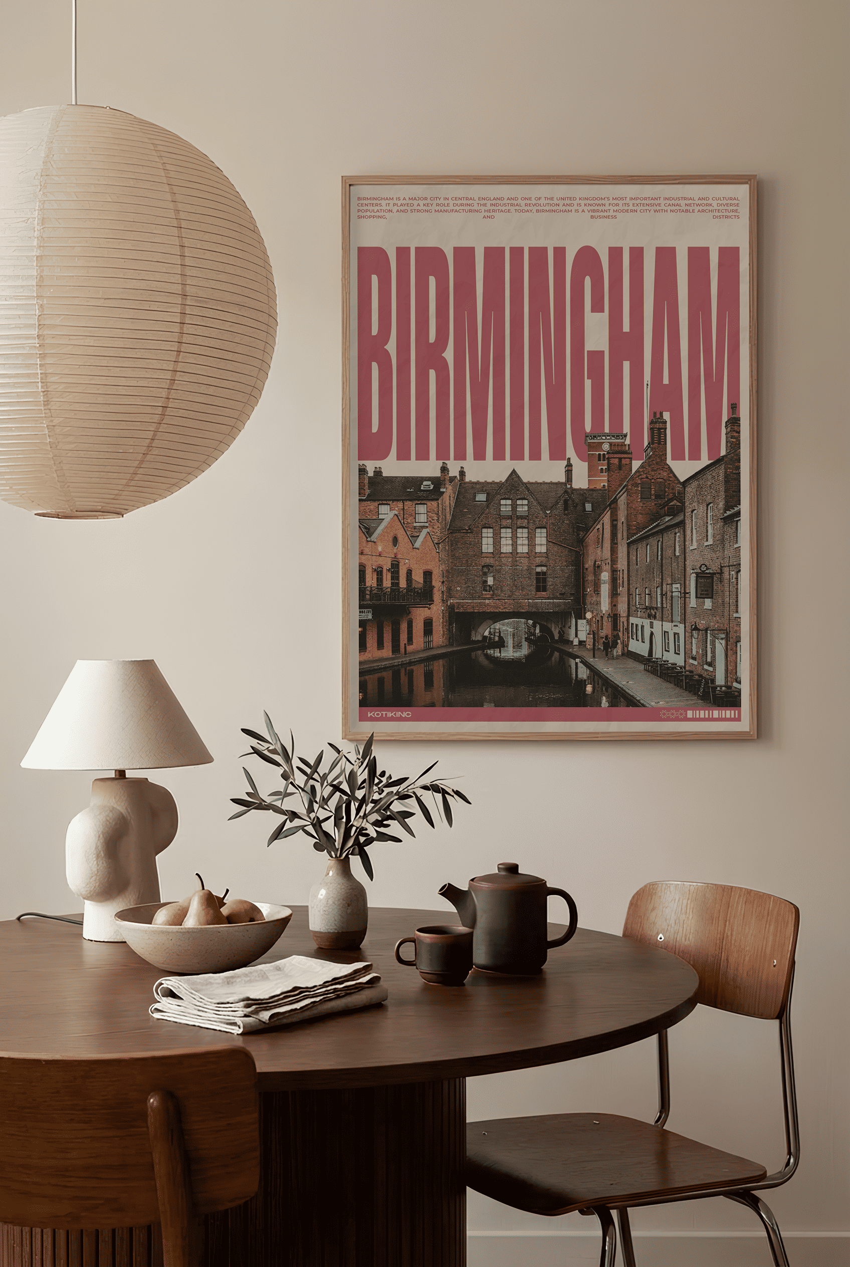 Birmingham city art print wall art poster | KOTIKINC — view 2