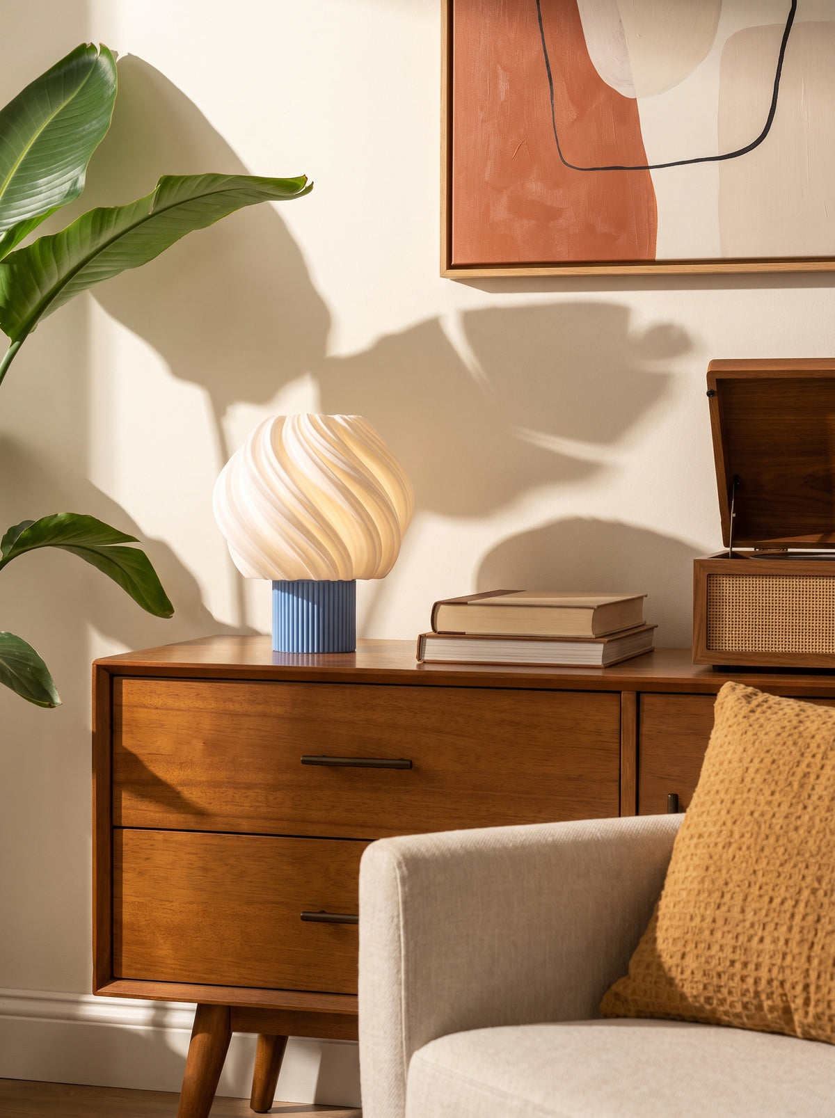 Spiral Glow Table Lamp