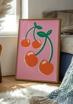 Sweet Cherries art print wall art poster | KOTIKINC — view 4