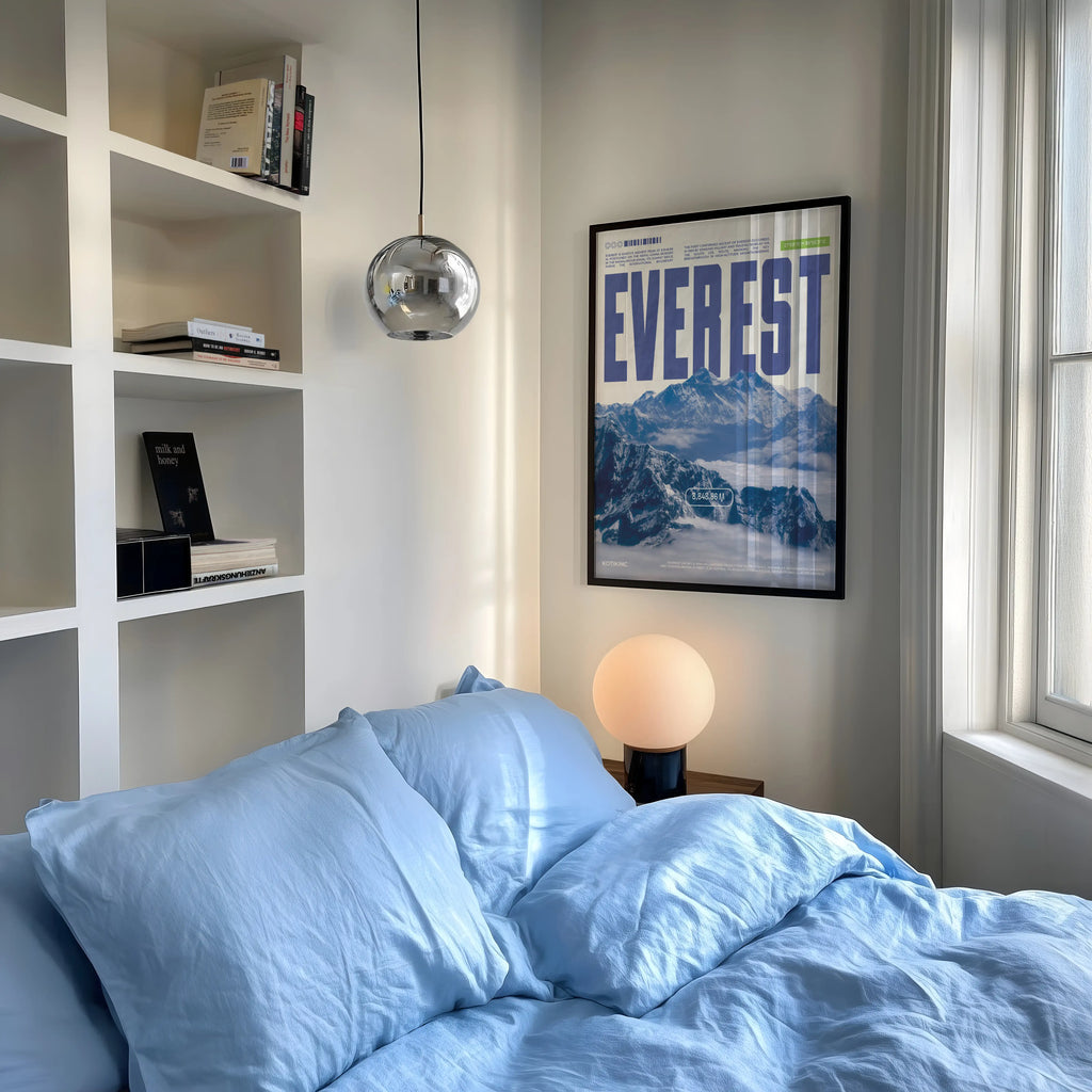 Everest mountain art print wall art poster | KOTIKINC — view 2