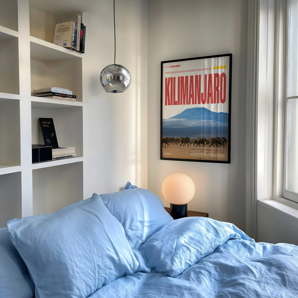 Kilimanjaro mountain art print wall art poster | KOTIKINC — view 2