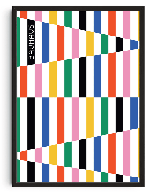 Bauhaus  multicolor poster