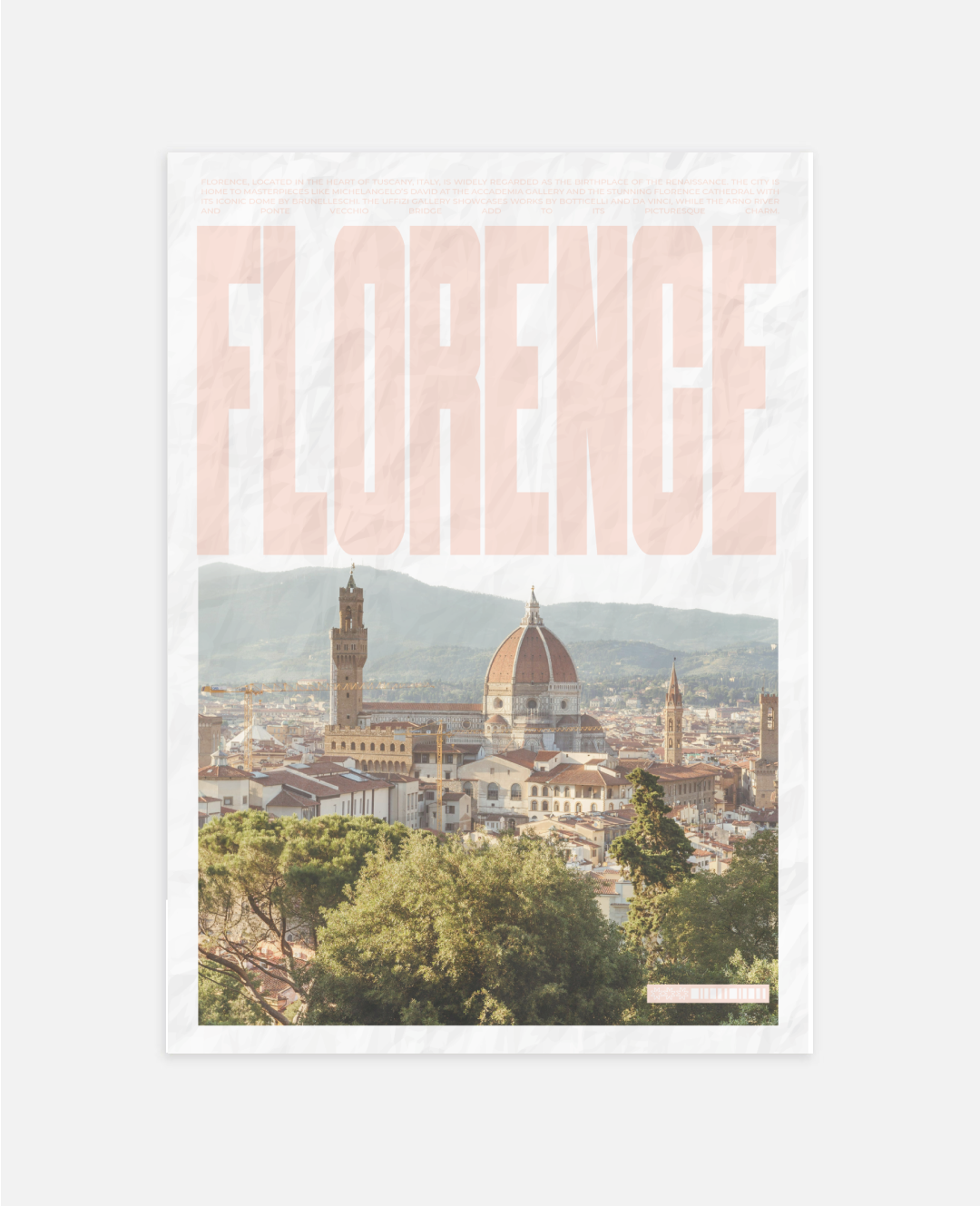 Постер Флоренція