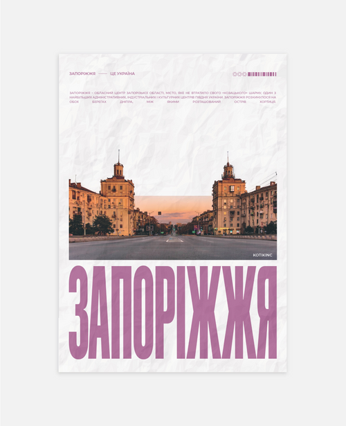 Запоріжжя art print wall art poster | KOTIKINC