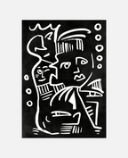 Primitive Echoes art print wall art poster | KOTIKINC