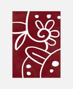 Floral Rhythms art print wall art poster | KOTIKINC
