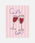 Cin Cin Love art print wall art poster | KOTIKINC