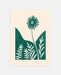 Minimalist Flora art print wall art poster | KOTIKINC