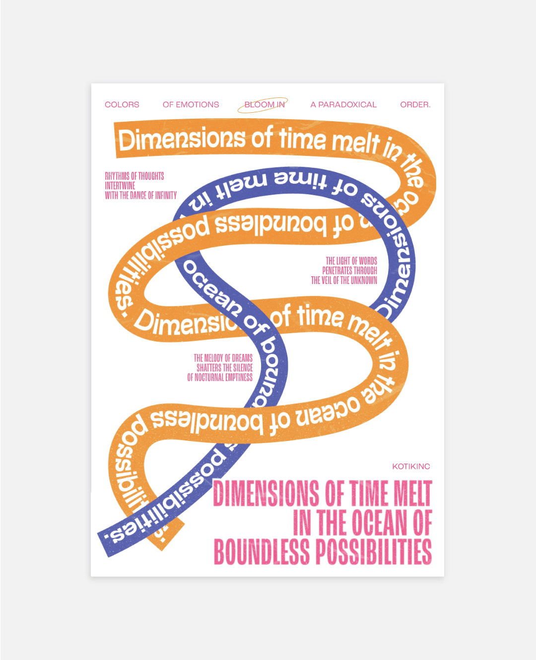 Постер Dimensions of Time