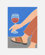 Glass by the Sea art print wall art poster | KOTIKINC