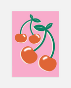 Sweet Cherries art print wall art poster | KOTIKINC