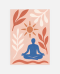 Meditation Under the Sun art print wall art poster | KOTIKINC