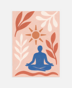 Meditation Under the Sun art print wall art poster | KOTIKINC