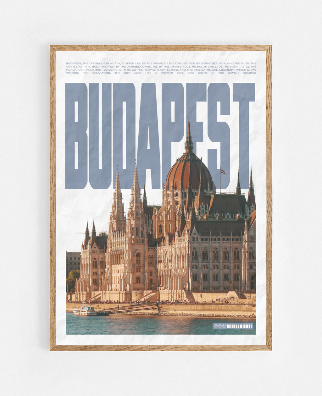Будапешт art print wall art poster | KOTIKINC — view 5