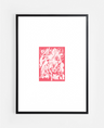 Abstract Red Swirl