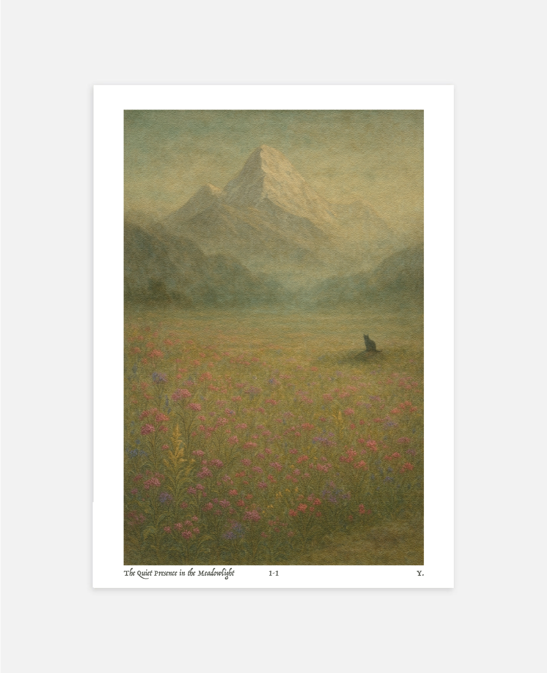 The Quiet Presence in the Meadowlight